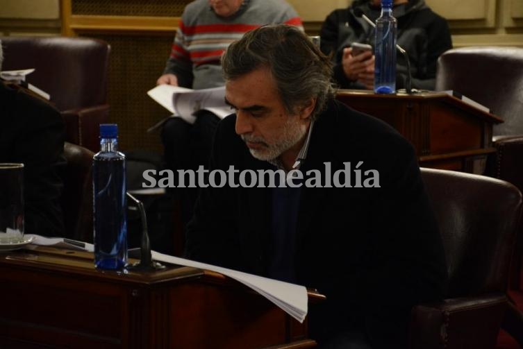 Miguel González se refirió al fin del fondo sojero. (Foto: Prensa Cámara de Senadores)