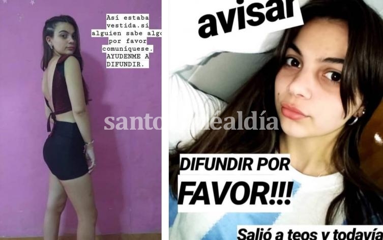 Por redes sociales se multiplican los pedidos de datos sobre el paradero de Agustina Invinkelrield.