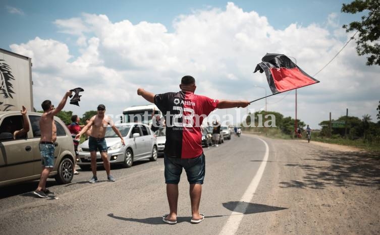 Más de 30 mil hinchas de Colón llegaron a Paraguay. (Foto: CONMEBOL)