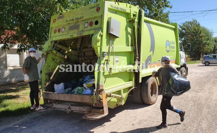 Informaron el cronograma de recolección de residuos durante los feriados de Carnaval