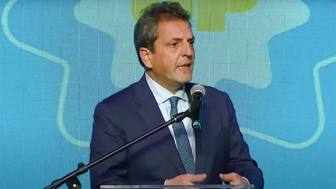 Sergio Massa, ministro de Economía y candidato presidencial de Unión por la Patria.