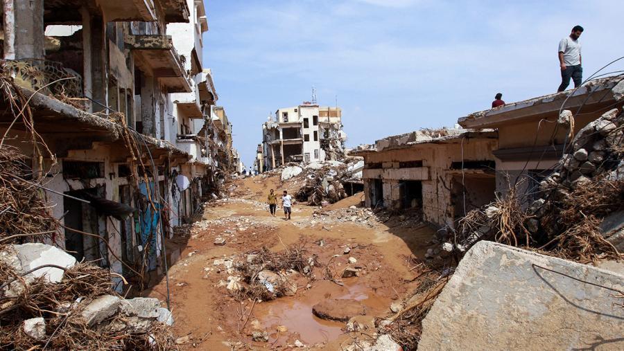  Catástrofe humanitaria en Libia. (Foto: AFP)