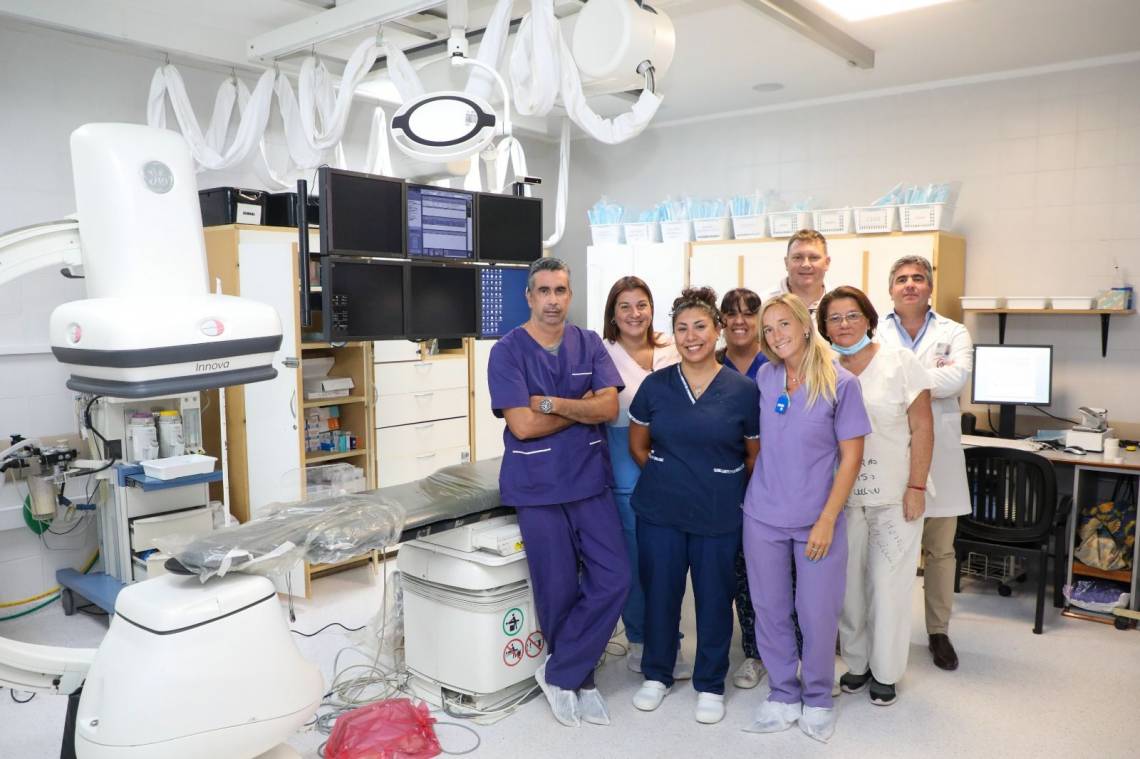 El equipo de profesionales del Hospital José María Cullen. (Foto: GSF)