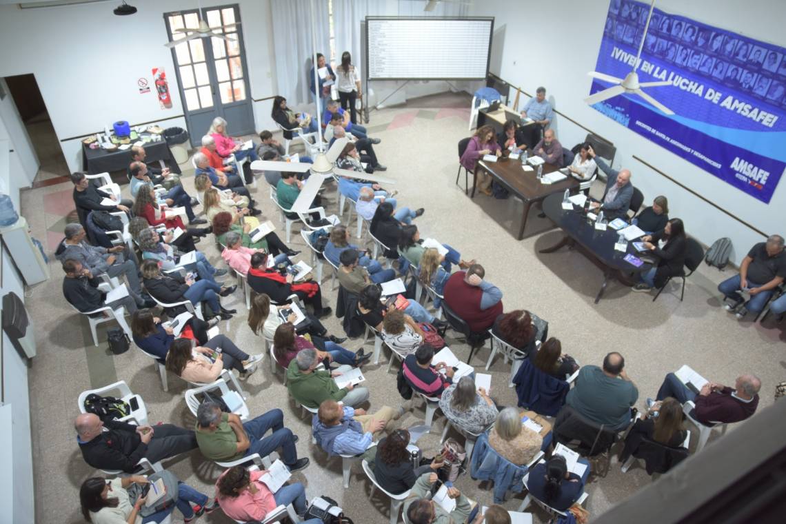La asamblea provincial de AMSAFE decidió aceptar la propuesta del Gobierno. (Foto: Prensa AMSAFE)