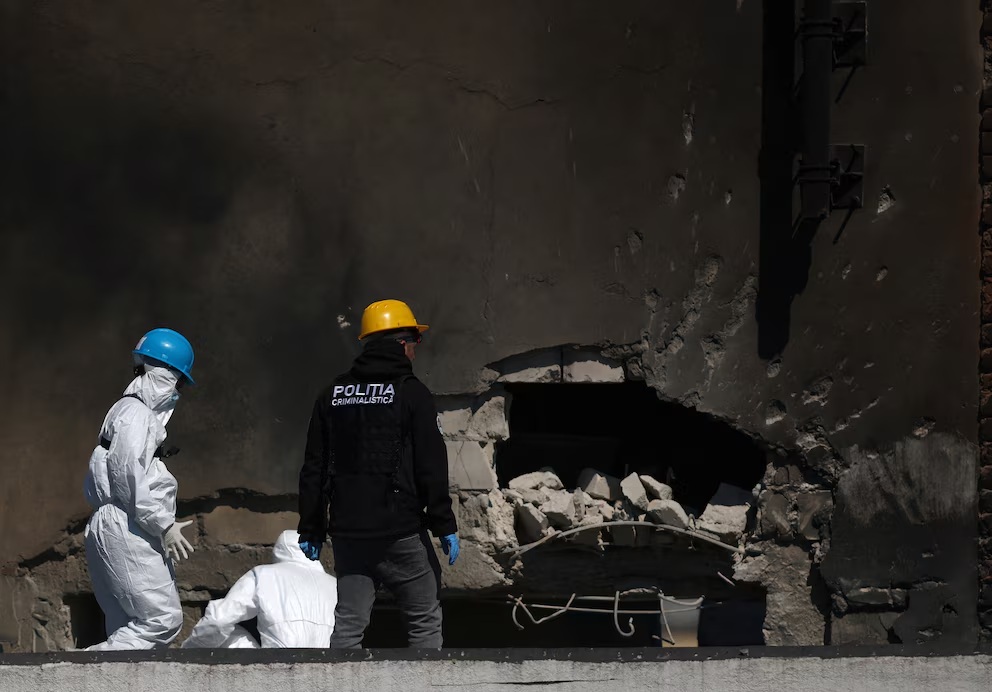 Tensión en Europa: un dron ruso impactó en un edificio residencial de Rumania