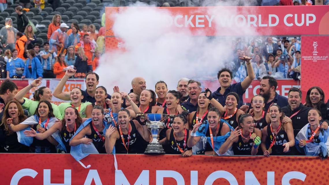 Las Leonas vencieron a Países Bajos en los penales y son campeonas del mundo