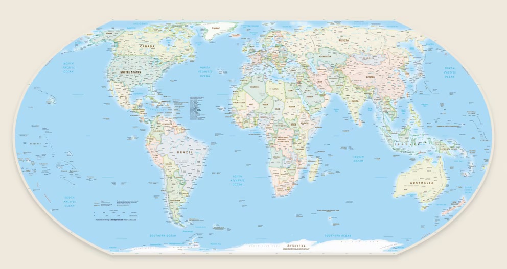 El mapa que usamos está distorsionado y la ONU aprobó una propuesta para cambiarlo