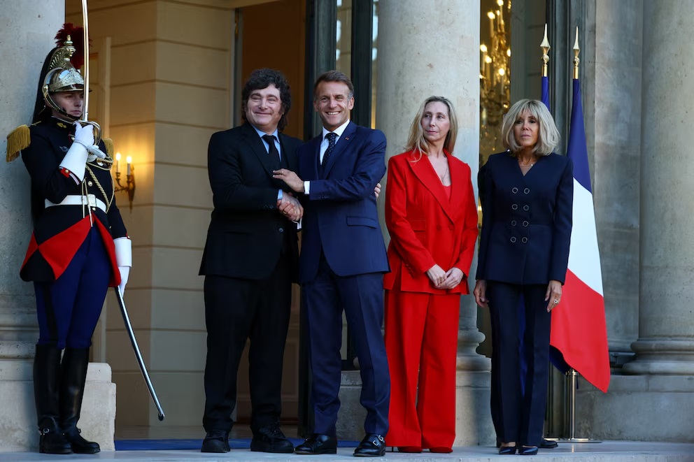 Milei se reunió con Macron en París y hablaron de inversiones y ajuste fiscal