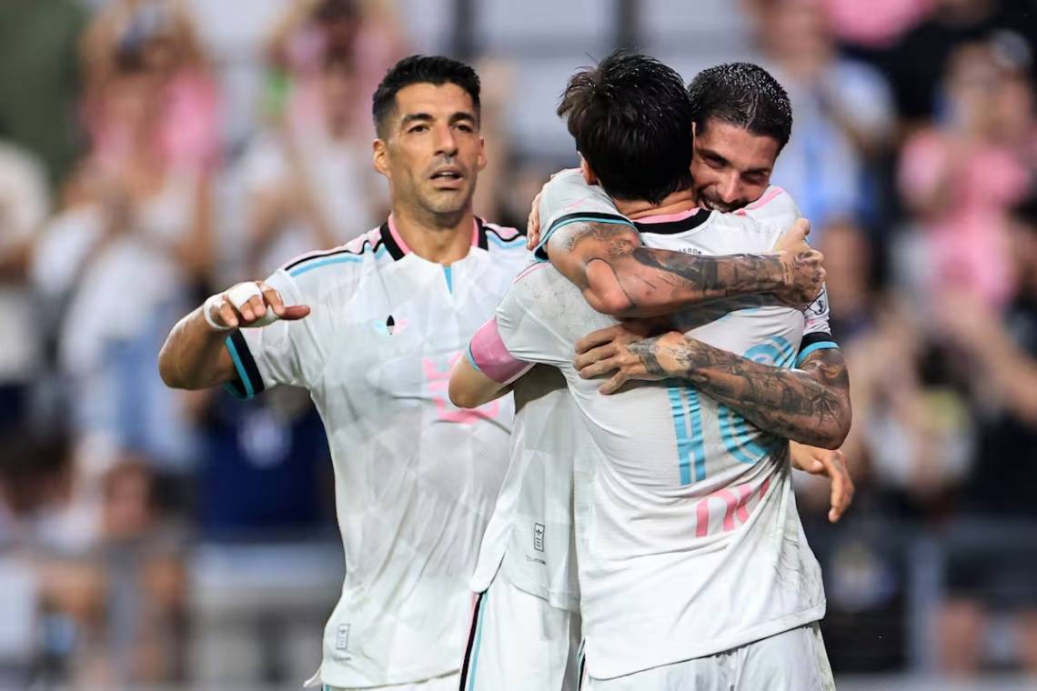 Asistencia de Messi, golazo de De Paul y victoria del Inter Miami