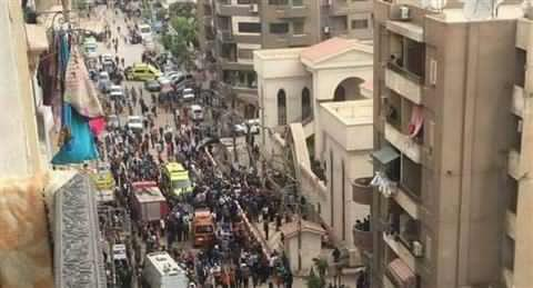 La minoría cristiana celebraba en Egipto el Domingo de Ramos, que marca el comienzo de la Semana Santa.