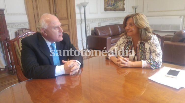 Silvina Frana se reunió con Lifschitz por la situación del Puerto