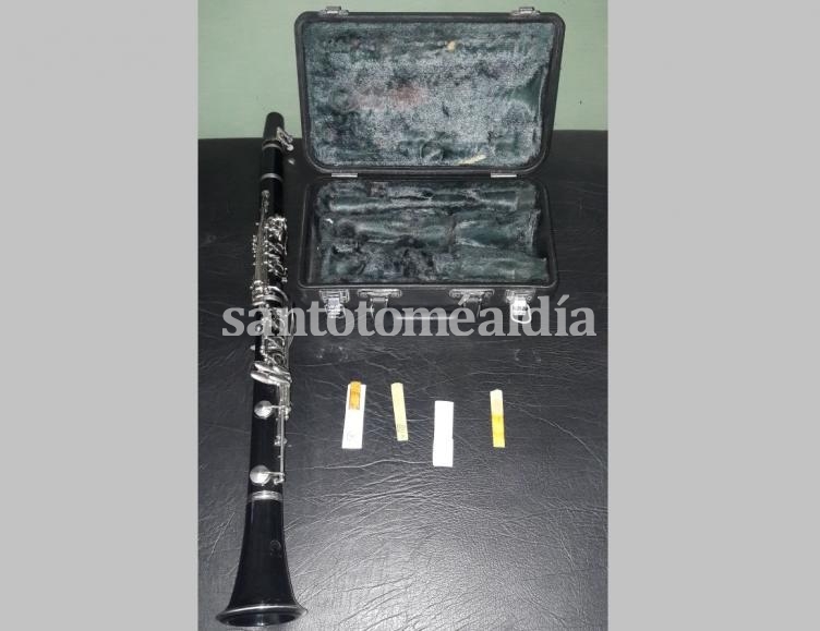 Recuperan un clarinete robado que estaba a la venta en internet