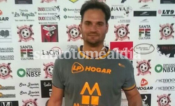 Marcos Welschen en el “Fútbol Solidario”