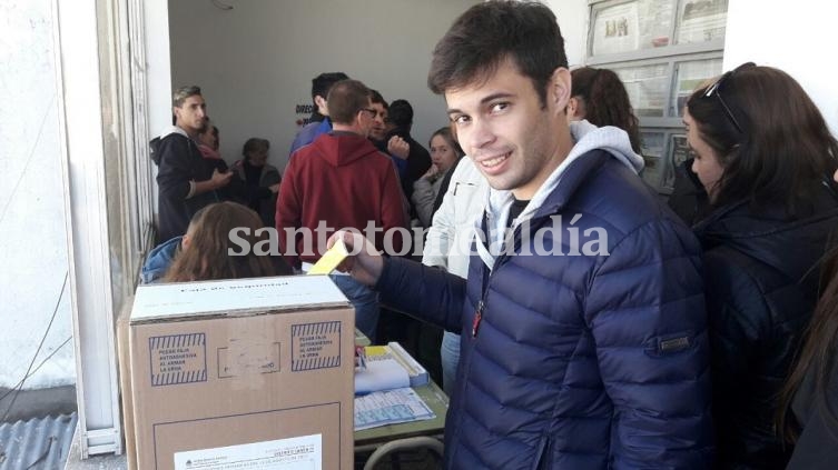 Guillermo Schmidalter: “La gente va a votar y eso nos pone contentos”