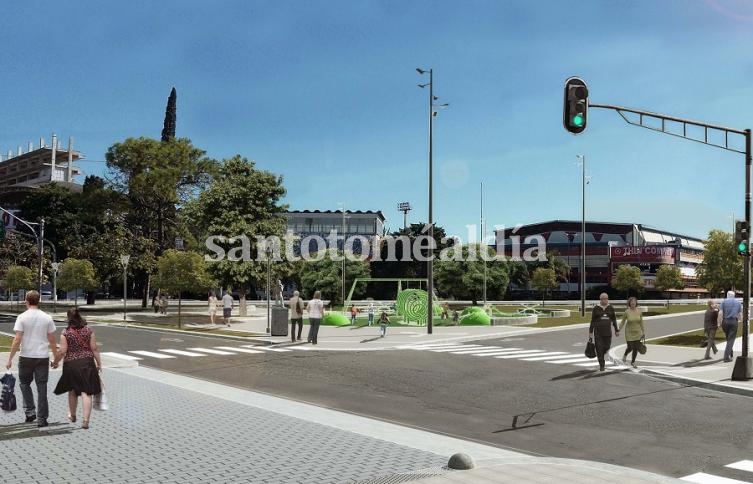 El proyecto incluye la eliminación de la rotonda en Av. Freyre y Bv. Gálvez.