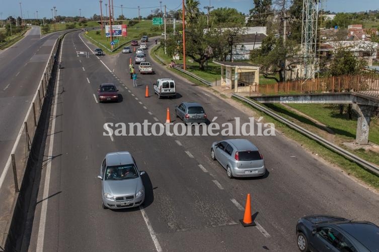 Operativo especial de tránsito para este jueves en la ruta 168