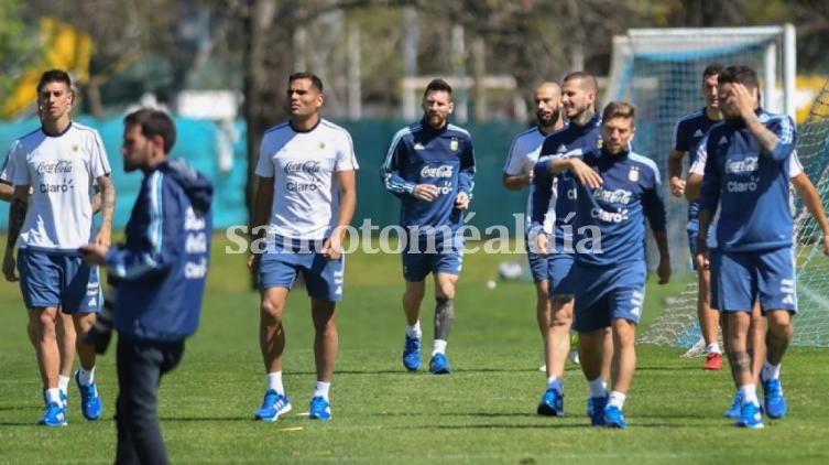 Argentina trabajó este viernes por la mañana de cara al choque en Ecuador.