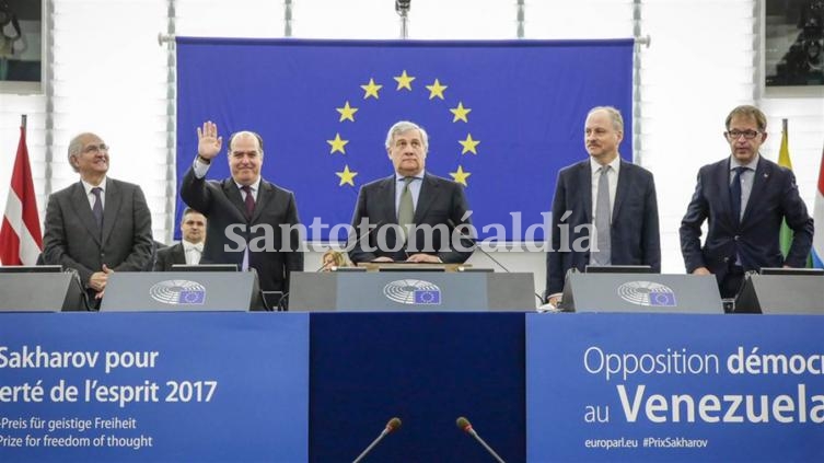 La UE otorgó un premio de derechos humanos a la oposición venezolana