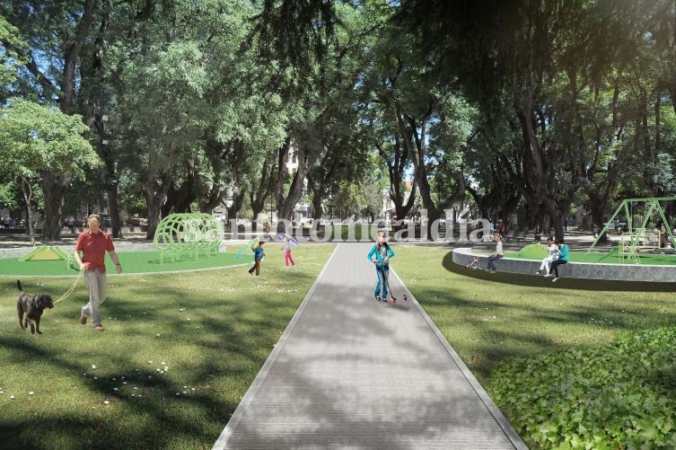 Imagen virtual que muestra como quedaría el lugar una vez finalizada la obra. ( fuente: Municipalidad de Santa Fe)