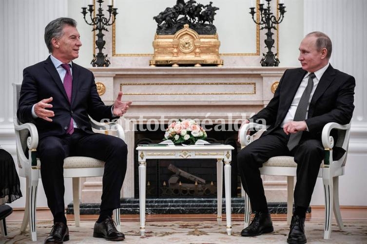 Macri en Rusia: 