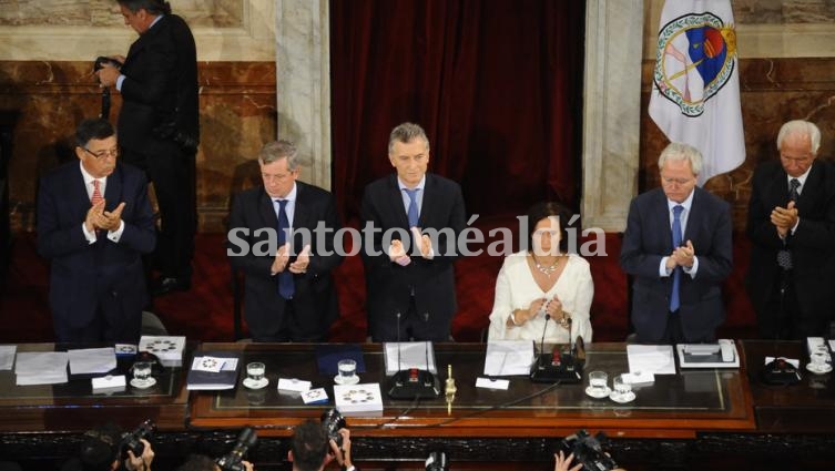 Macri abrió el año legislativo en el Congreso
