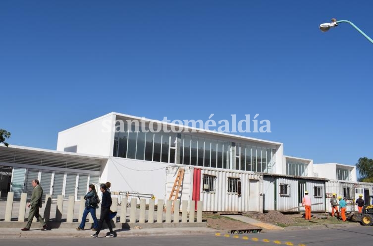 El nuevo edificio de la Escuela 614, en Alberdi 1531.