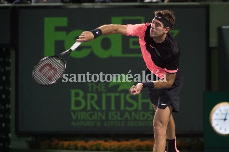 Del Potro sigue derecho y avanza en Miami