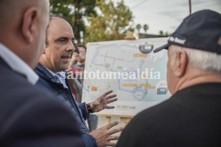 Santa Fe: Inauguraron el Desagüe Padre Genesio