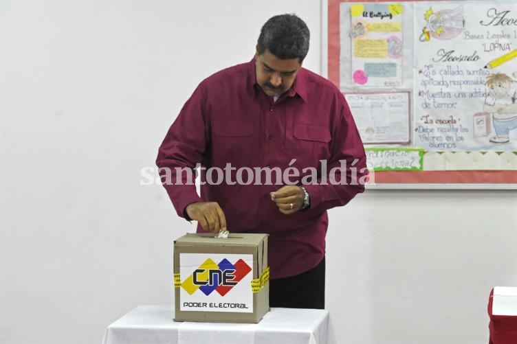 Maduro, tras votar: 