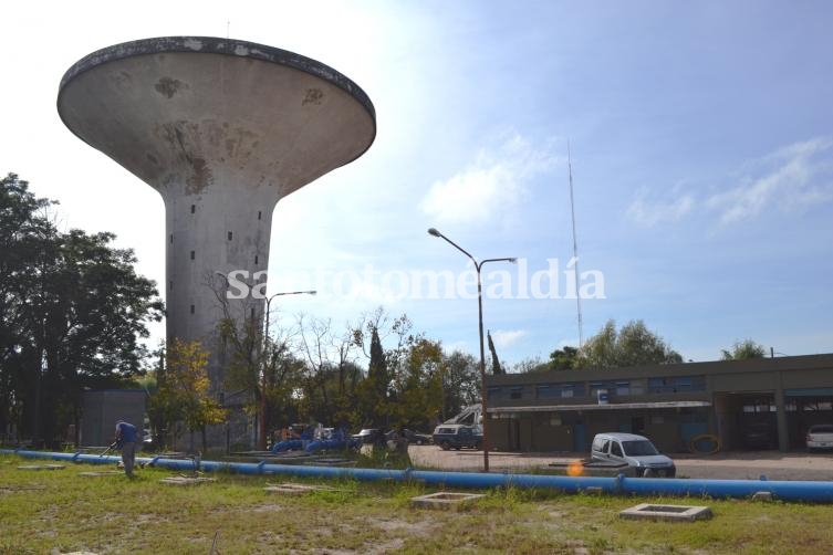 Corte del suministro de agua potable en el sector abastecido por el tanque Central