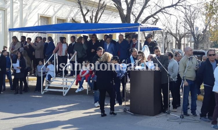 Instituciones de la ciudad participaron del desfile cívico militar.