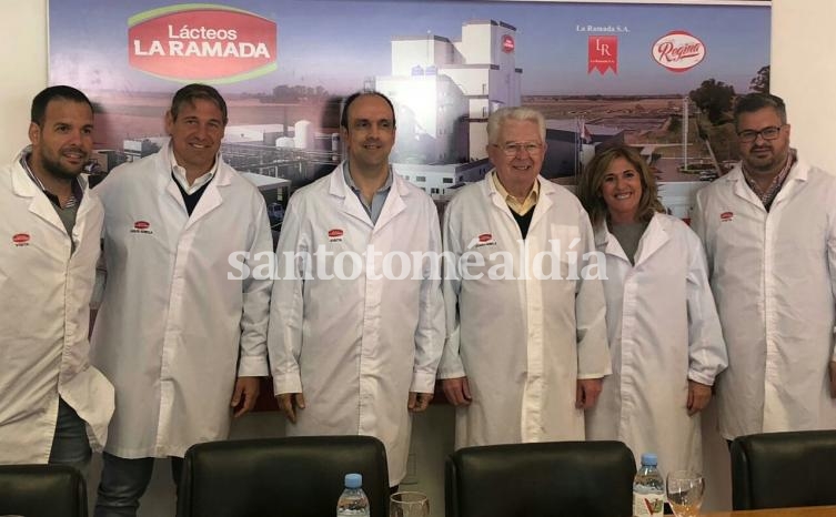 Dirigentes del Área Metropolitana visitaron empresas de Frank