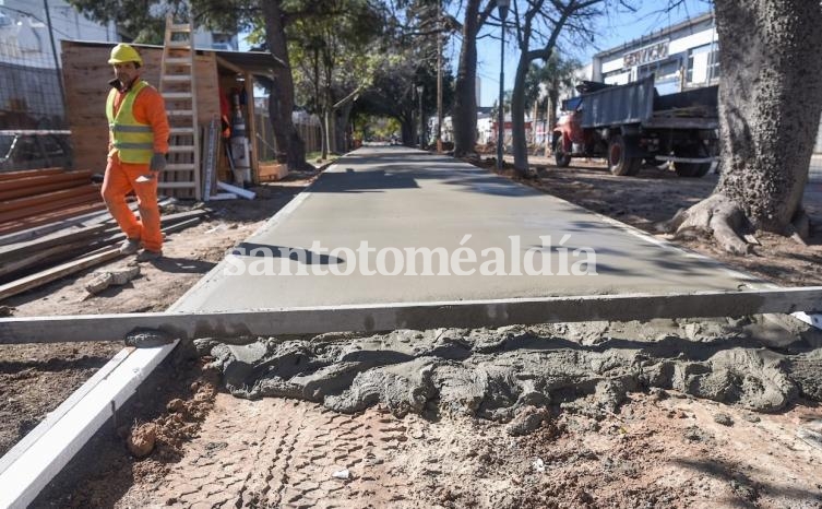 Avanzan a buen ritmo las obras de remodelación de Avenida Freyre.