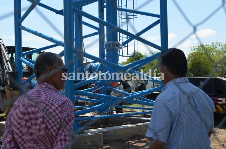 Sauce Viejo: importante avance en la obra de agua potable