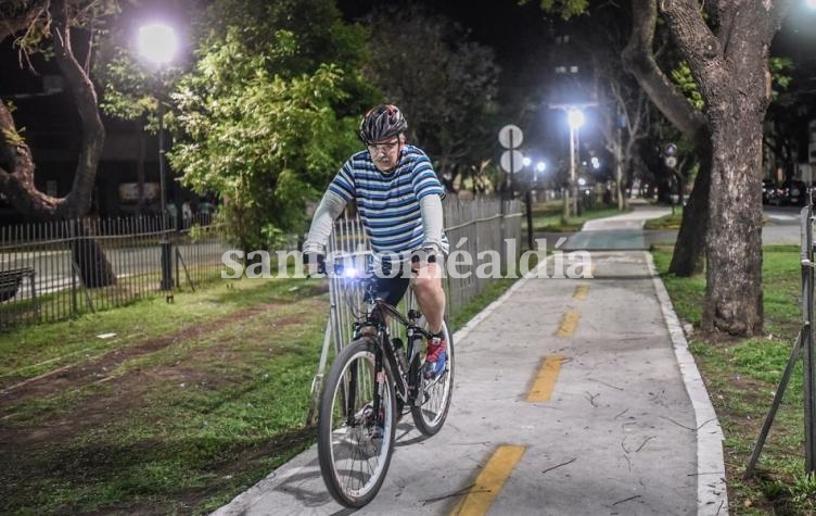 Santa Fe: El Municipio avanza en la iluminación en bicisendas y ciclovías