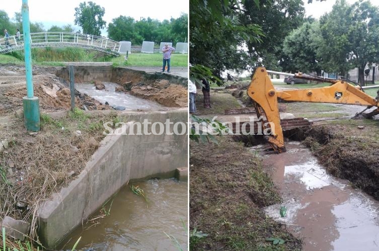 Sauce Viejo: Relevamiento y limpieza de los sectores afectados por la tormenta