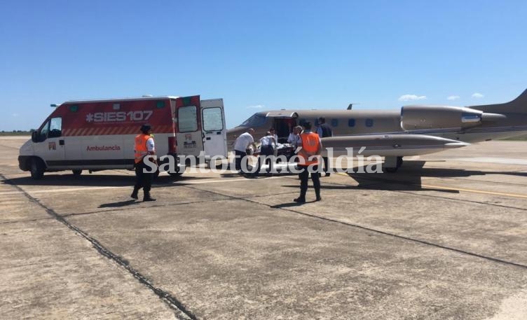 Trasladaron a Bernarda Massolo desde Brasil hasta el hospital Cullen
