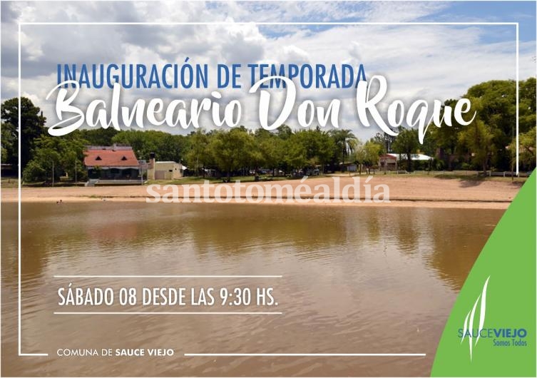Sauce Viejo: Inauguran la temporada en el Baleneario Don Roque