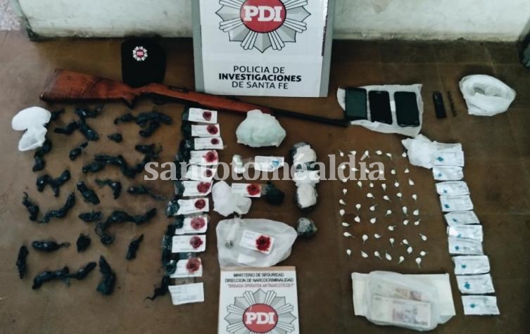 Dos detenidos en un operativo de la Brigada Antinarcóticos