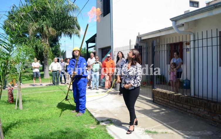 El acto se realizó en Laprade al 1400. (Foto: Municipalidad de Santo Tomé)