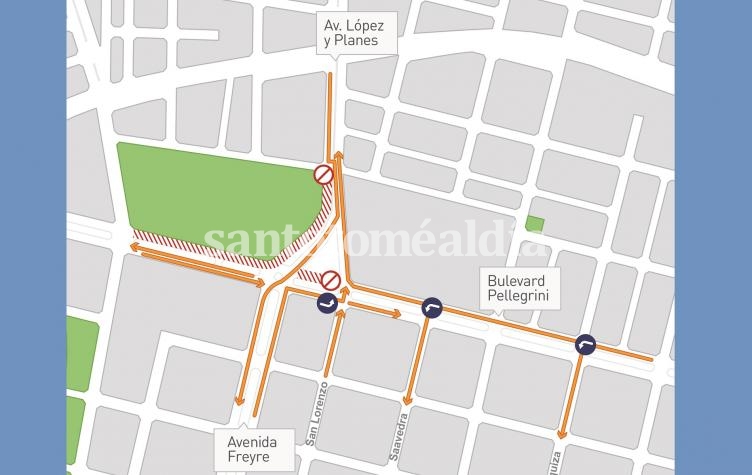 Santa Fe: Operativo especial de tránsito frente a Unión