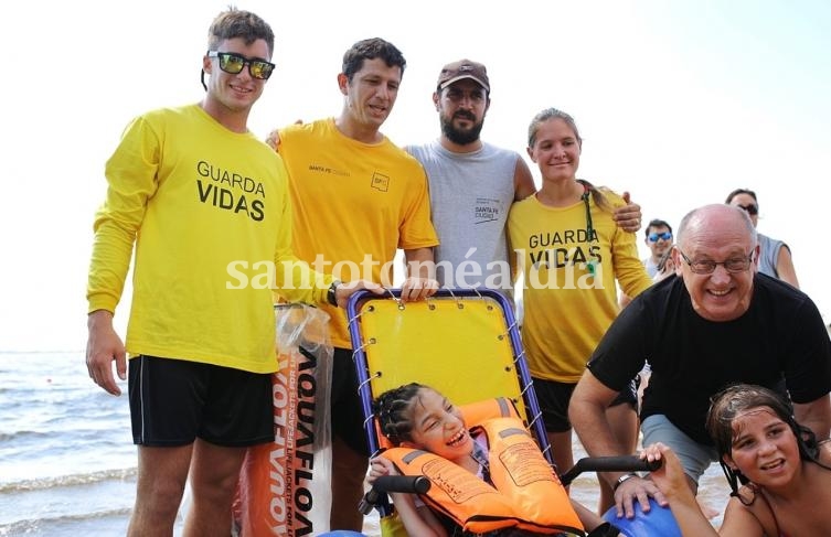 Inauguran la primera playa accesible de Santa Fe