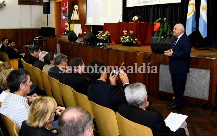 Lifschitz participó del 21er. Curso Arquidiocesano de Educación Católica. (Foto: Sec. Com. Social)