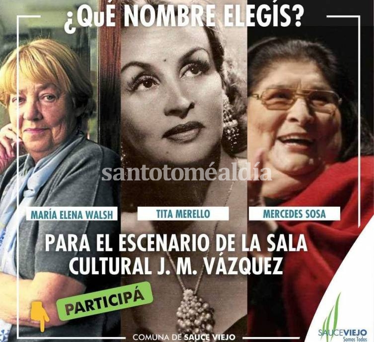 Sauce Viejo: con una una votación abierta, definirán el nombre del escenario de la Sala Cultural