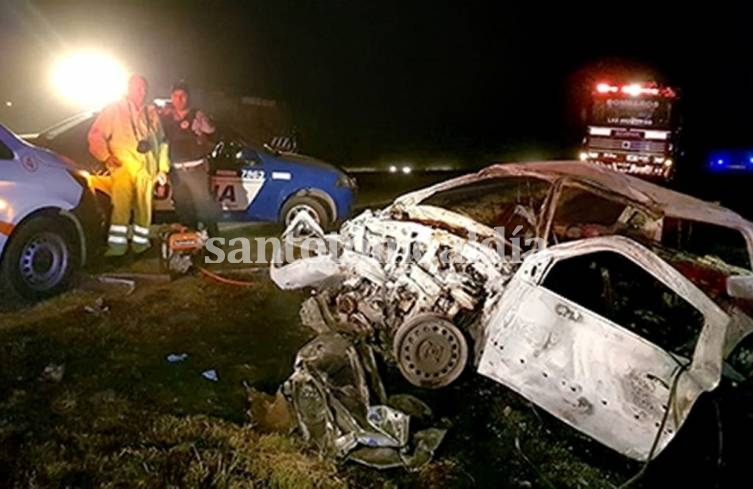Tres muertos por un choque en Río Cuarto