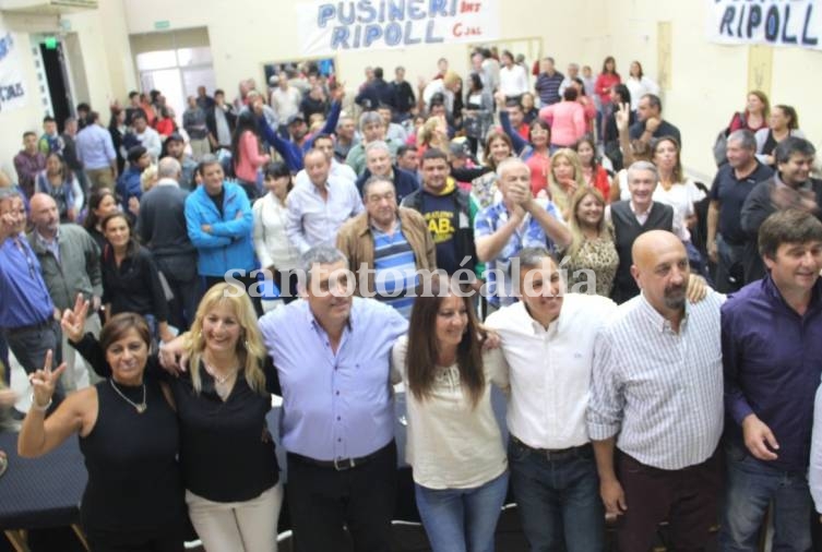 Pusineri presentó su lista de concejales, encabezada por Sergio Ripoll
