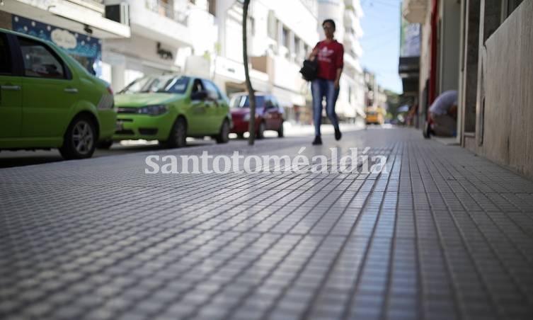 Inauguran los espacios renovados en la zona de la peatonal santafesina. (Municipalidad de Santa Fe)