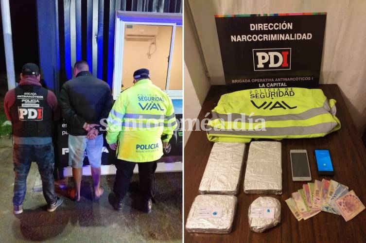 Policía Vial secuestró más de dos kilos de cocaína en la autopista