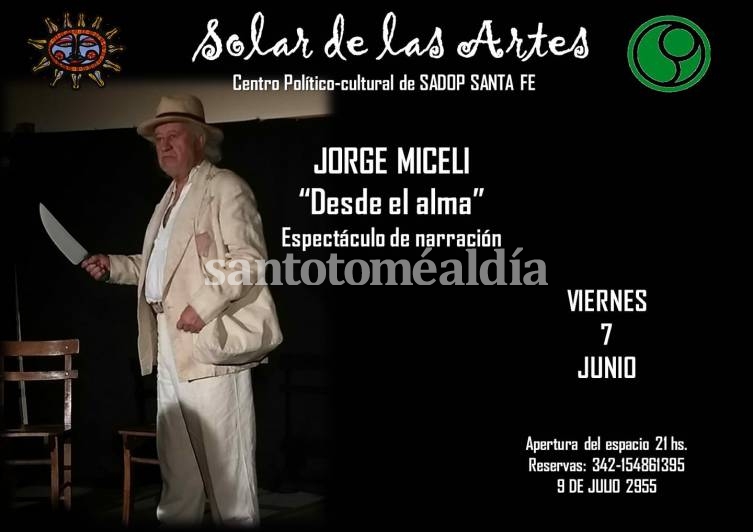 Propuestas culturales de SADOP en el Solar de las Artes