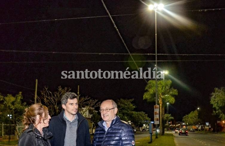 Santa Fe: Incorporan iluminación led en la Costanera Oeste